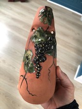 Vase Terre cuite Modéle Montieres signé L Moulin décorateur Annecy