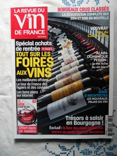 Revue vin de - la, du