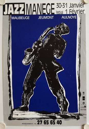 Affiche festival jazz - affiche,