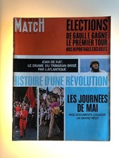 Paris Match n°999 ★ Mai 1968 ★ Événements de Mai 68 : histoire d'une révolution