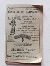 Recettes de Patisserie Alsa