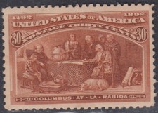 USA Scott #239 30ct Columbian