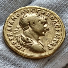Monnaie, Rome, Aureus Trajan,  98-117, Or, Gold