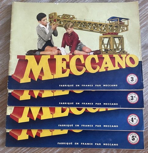 Meccano 4 manuels - meccano, ,