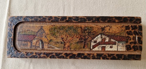 Ancien plumier style campagne - ancien,