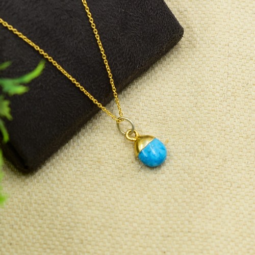 Naturel bleu turquoise - naturel,