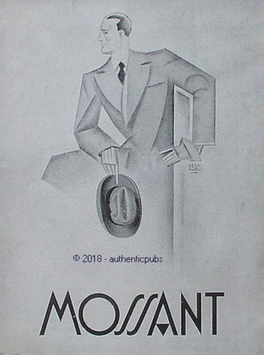 Publicite mossant chapeau pour - mossant,