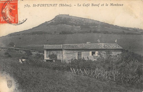 Cpa saint fortunat cafe - cpa,