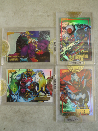 Wizard gold foil - cards, lot