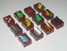 Lego ® Accessoire Minifig Caisse du Marchand Legume Fruit Vegetable Choose Model