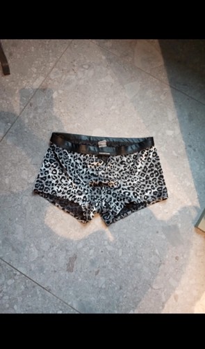 Mini shorty homme léopard - shorty,