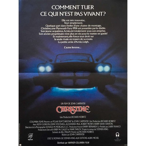 Christine affiche film - christine,