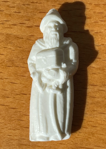 Fève plastique porte bonheur - plastique,