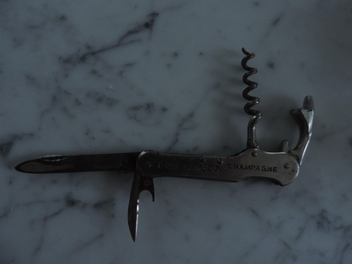 Ancien couteau decapsuleur - ancien,