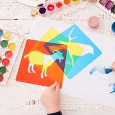  24 pièces pochoirs à bois