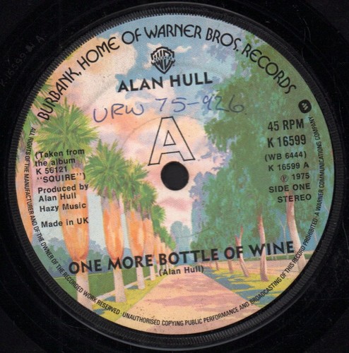 Alan hull one more - bottle, of