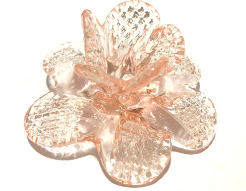 Pampille fleur verre - pampille, en