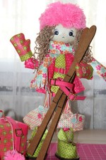 Poupée en tissu fait