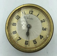 Krahl ancien réveil voyage pendulette - vintage alarm clock, orologio , reloj