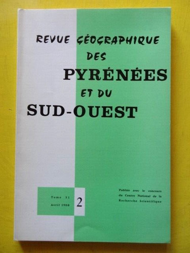 Revue géographique pyrénées - revue,