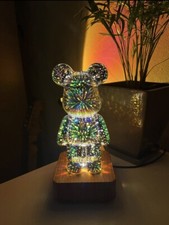 “Lampe en Verre Feu
