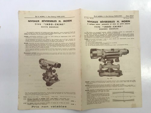 Ancienne notice morin niveau - ancienne,