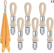 6 Pièces Pince à Serviette