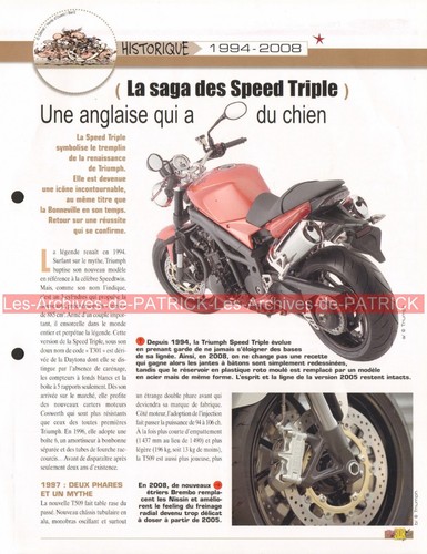 Triumph speed triple - speed,