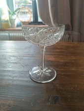 Baccarat Coupe A Champagne Taillée Modèle Lagny Signée (M3)