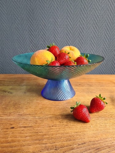 Coupe fruits verre - fruits,, vintage
