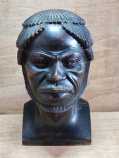 Buste ancien sculpté – Madagascar – bois