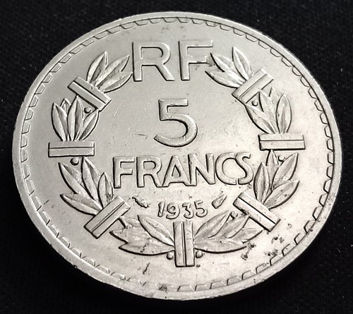 Francs lavrillier 1935 - 5,