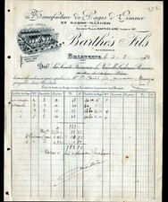 BRIATEXTE (81) USINE de CAGES à OISEAUX & GARDE-MANGER "BARTHES Fils" en 1923