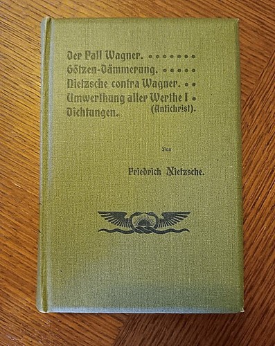 Nietzsche werke band viii - nietzsche's,