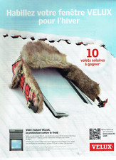 Publicité Advertising 0124 2012  Velux  volet roulant habillez vous pour hiver