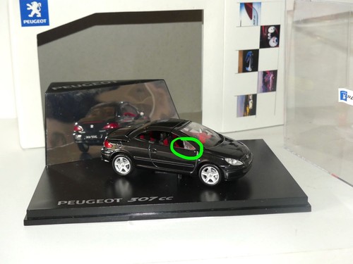 Peugeot 307 noir norev - noir, 1:43