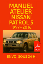 Manuel Atelier Nissan Patrol Y61 1997-2016 RTA Revue Technique Auto CD PDF 24H !