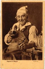 CPA AK Seguace di Bacco ITALY