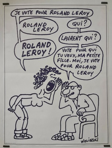 Wolinski vote pour roland - vote,