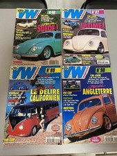 Lot 4 Magazines Super VW Magazine Volkswagen Auto Voiture Vintage 46 82 89 90