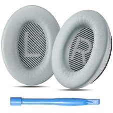 Premium Oreille Coussinet Compatible Avec Bose QC35 Et QC35 II Casque Gris