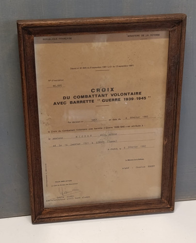 Cadre diplôme croix du - cadre,