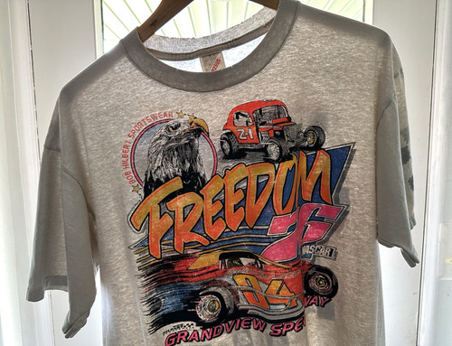 Vtg 90s freedom 76 nascar - l/xl,