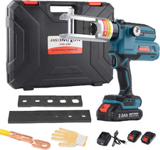 Electric Hydraulic Crimping Tool, Battery Cable Crimper Tool, 10 Ton Wire Crimpe