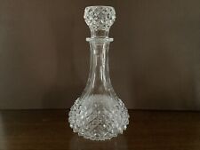Carafe en cristal d’Arques.  Modèle  Longchamp.  Vintage 1980