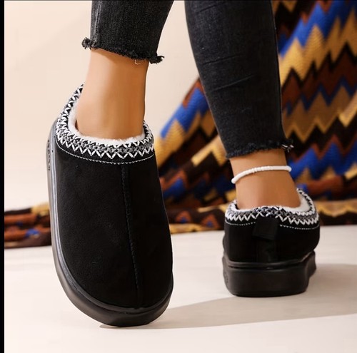 Chaussons confortable noir - chaussons,