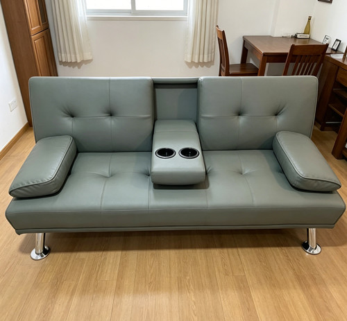 New modern faux - leather, futon