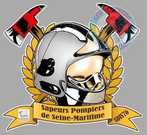 Sticker sapeurs pompiers - sticker,