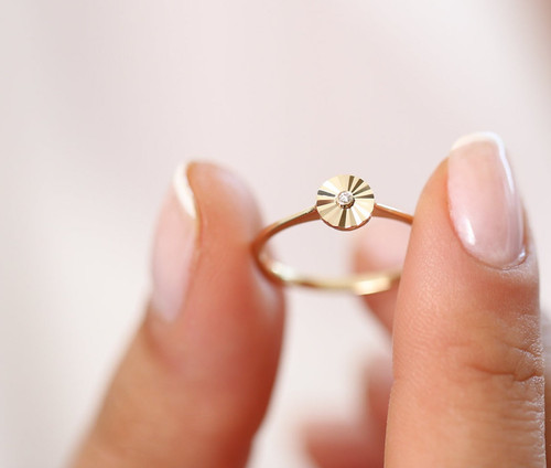 Diamond solitaire brilliant - diamond,