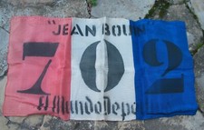 328u INSIGNE DRAPEAU DOSSARD COURSE JEAN BOUIN.